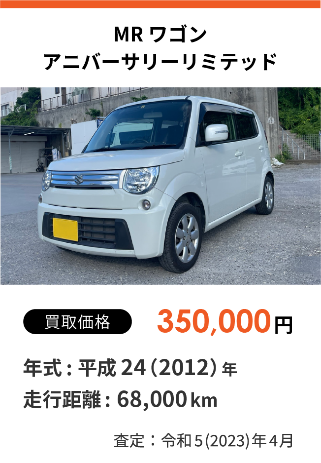 MRワゴンアニバーサリーリミテッド・35万